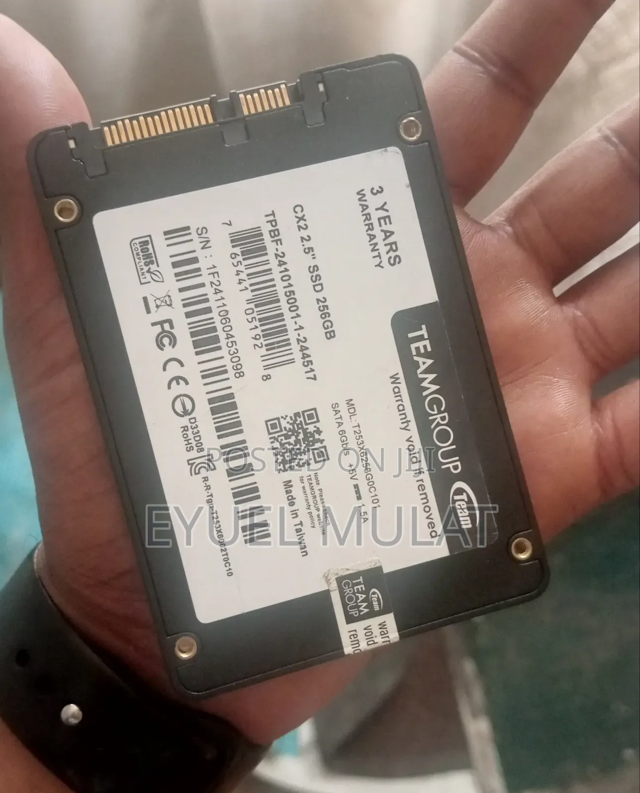 Team Group Cx2 256gb SSD (Sata Iii 2.5") - Excellent Condition
