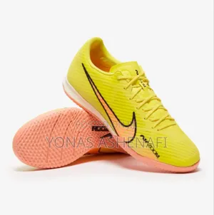 Zoom Mercurial Academy Ic Indoor Soccer Shoe, "Yellow Strike/Sunset