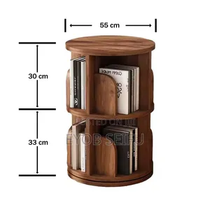 Asthetic Rotating Book Shelf