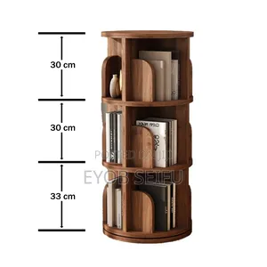 Asthetic Rotating Book Shelf