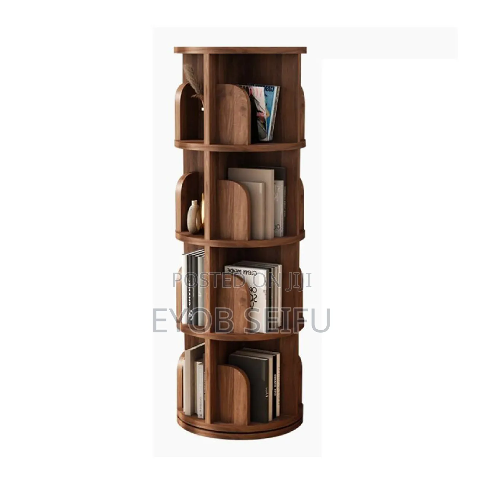 Asthetic Rotating Book Shelf