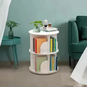 Asthetic Rotating Book Shelf