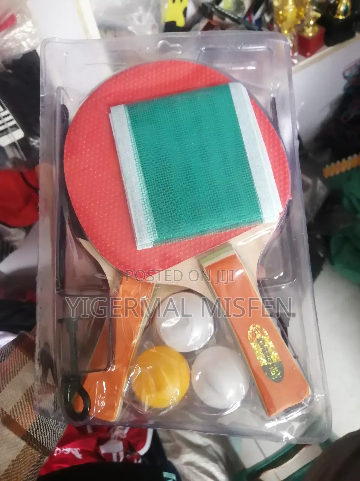 Teniss Racket Ball and Net