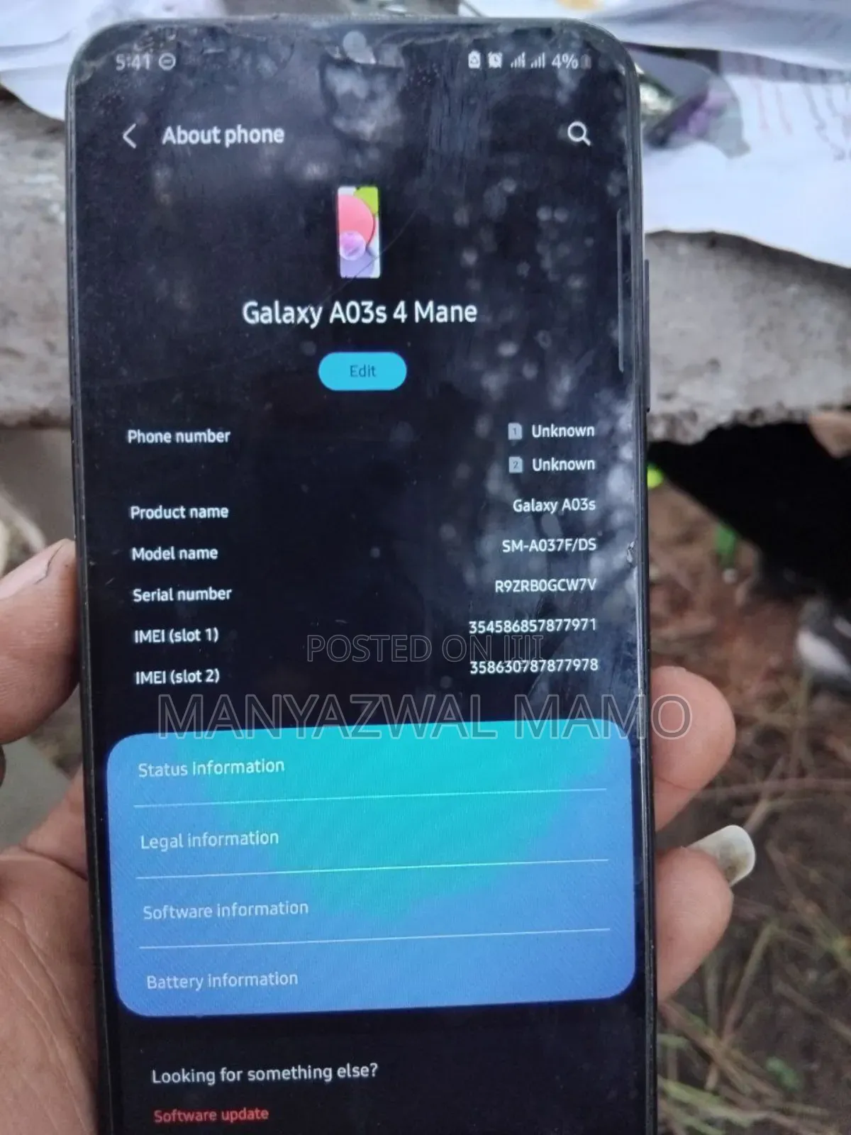 Samsung Galaxy A03s 64 GB Black