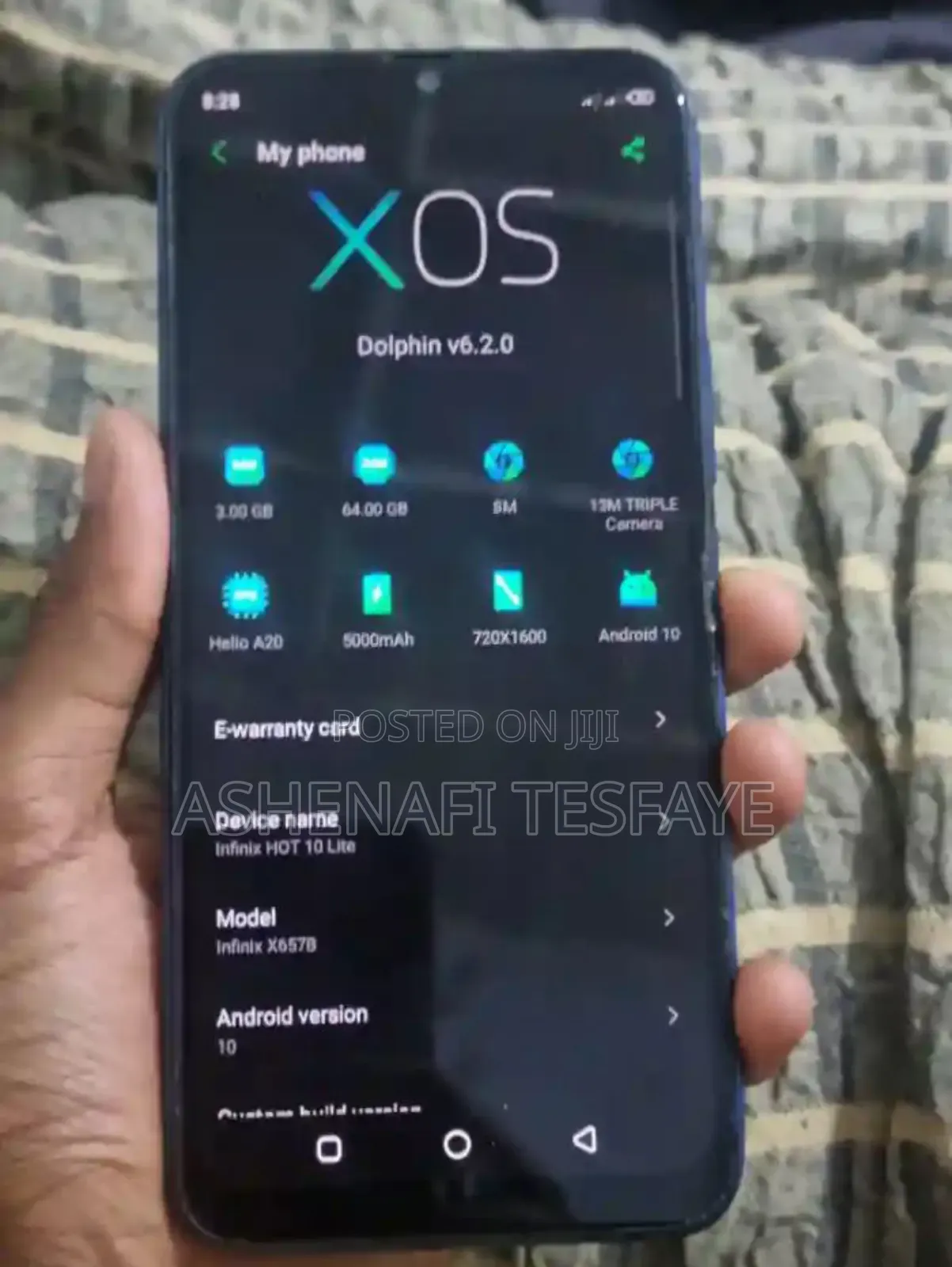 Infinix Hot 10 Lite 64 GB Blue