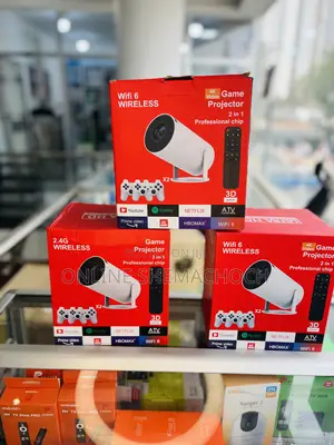 Game Projector 2 in 1 Professional Chips With 2 Joystick Controls