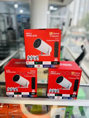 Game Projector 2 in 1 Professional Chips With 2 Joystick Controls