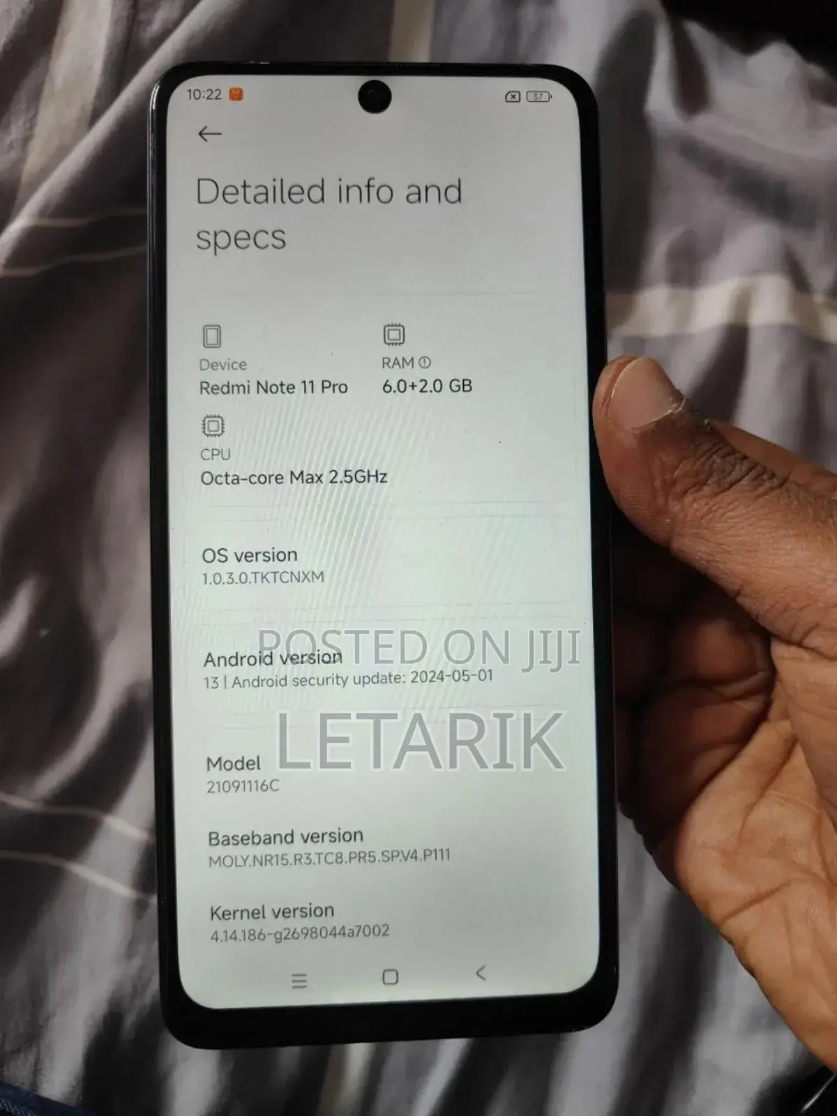 Xiaomi Redmi Note 11 Pro 5G 128 GB Pink