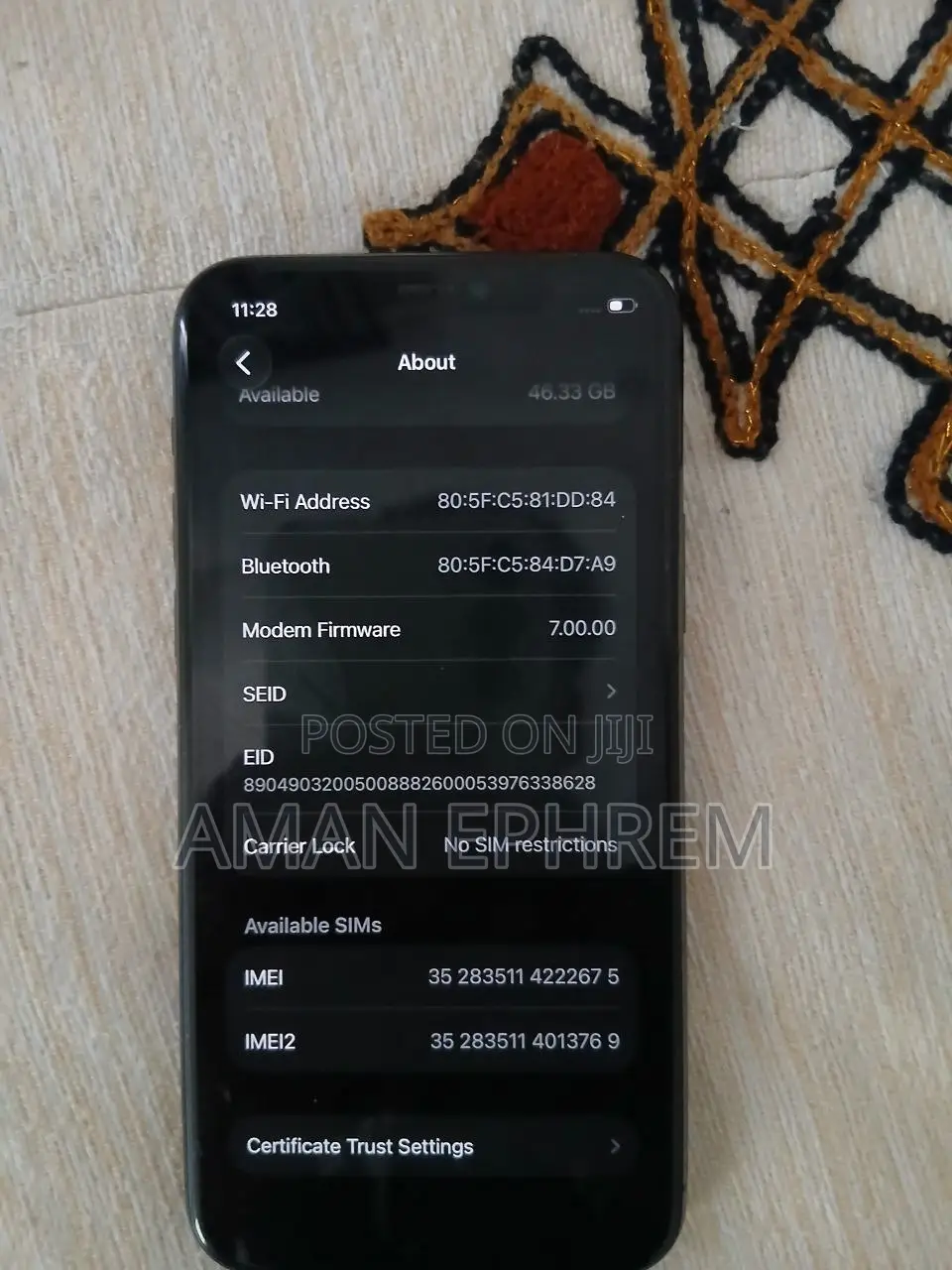 Apple iPhone 11 Pro 64 GB Black