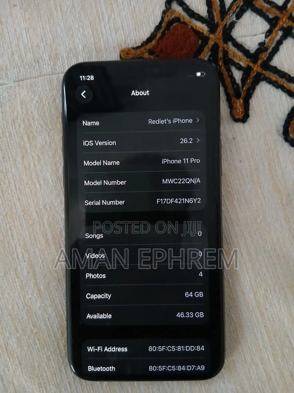 Apple iPhone 11 Pro 64 GB Black