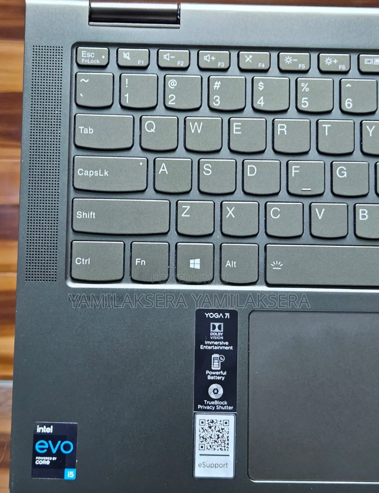New Laptop Lenovo Yoga 7i 16GB Intel Core I5 SSD 512GB