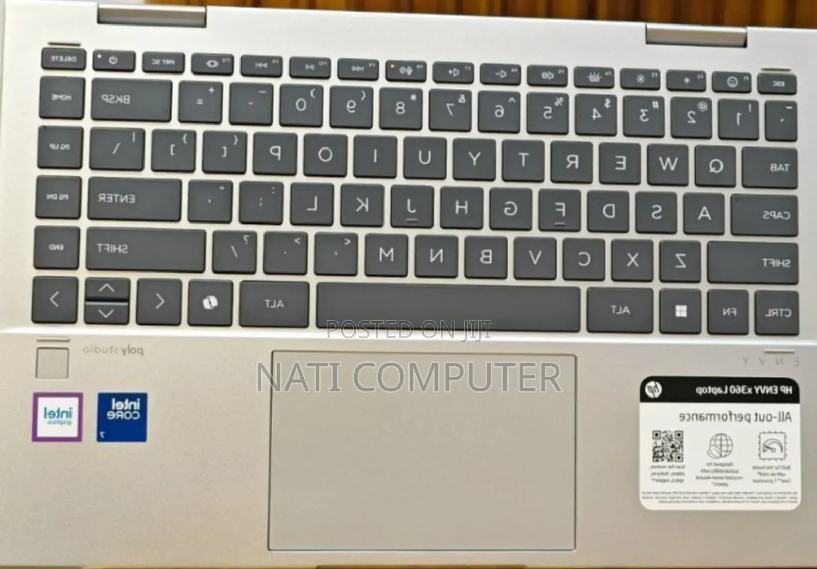 New Laptop HP Envy X360 16GB Intel Core 7 SSD 512GB