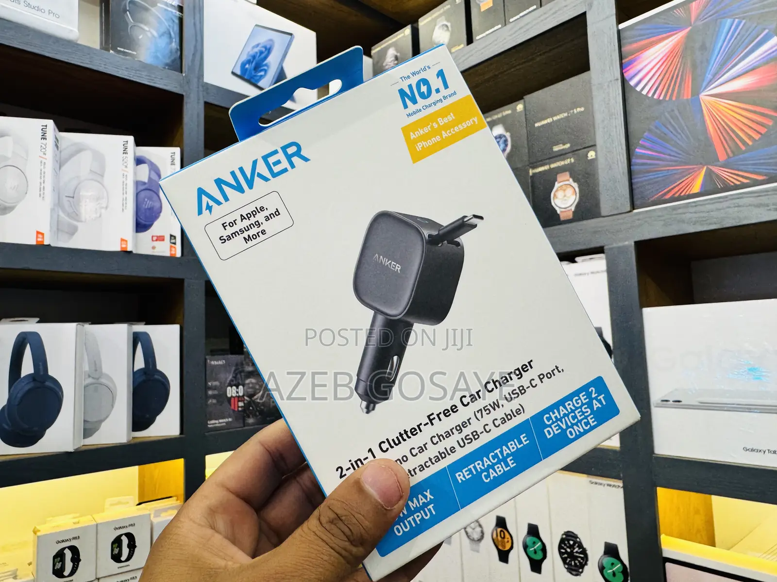 Anker Usb-C Car Charger, 75w