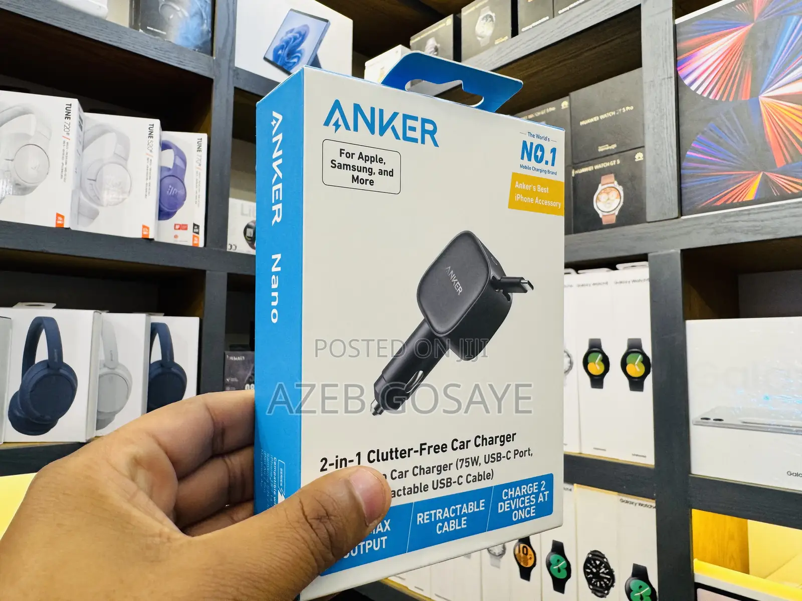 Anker Usb-C Car Charger, 75w