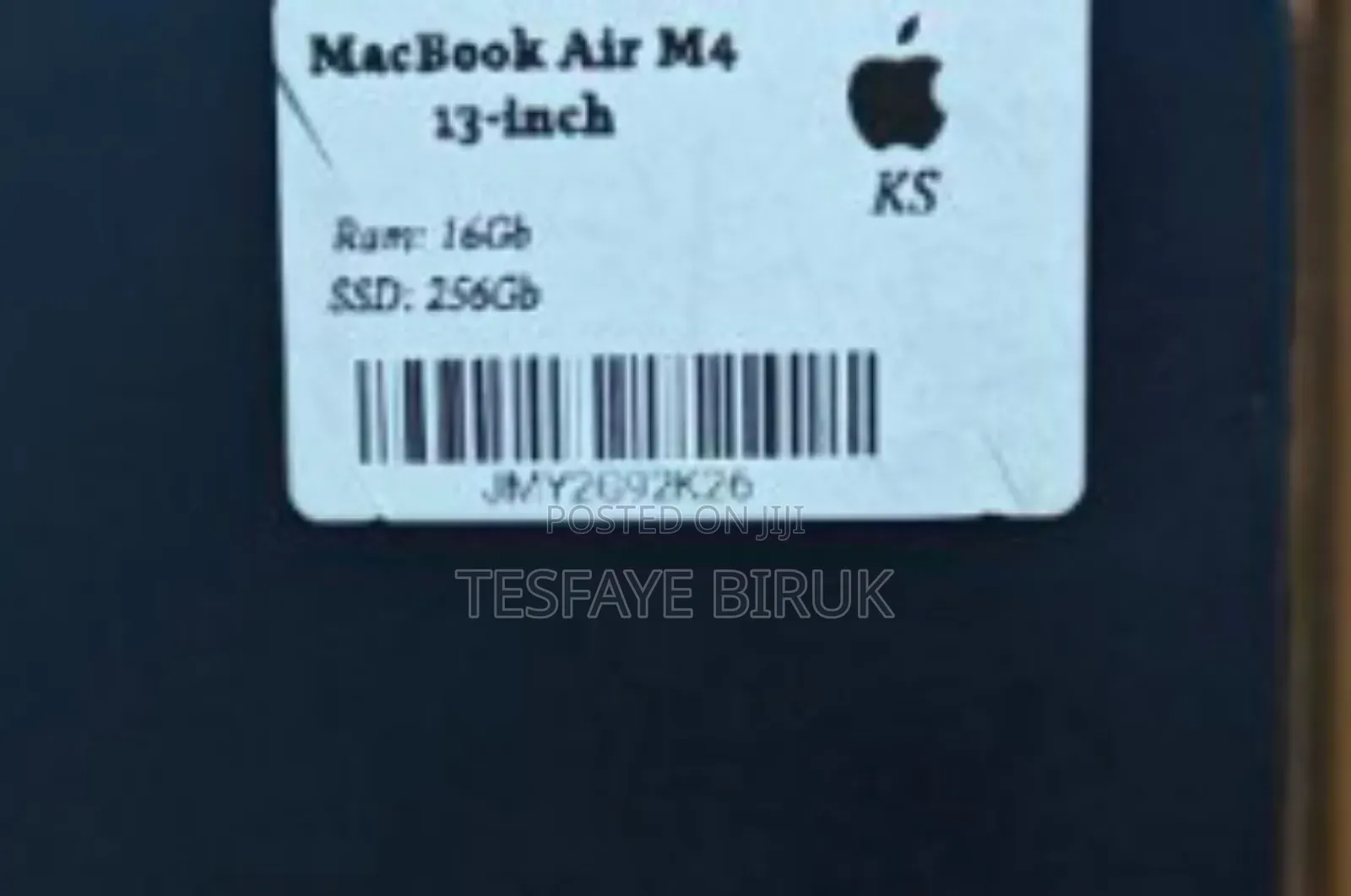 New Laptop Apple MacBook Air 2025 M4 13-Inch 16GB Apple M4 SSD 256GB