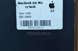 New Laptop Apple MacBook Air 2025 M4 13-Inch 16GB Apple M4 SSD 256GB