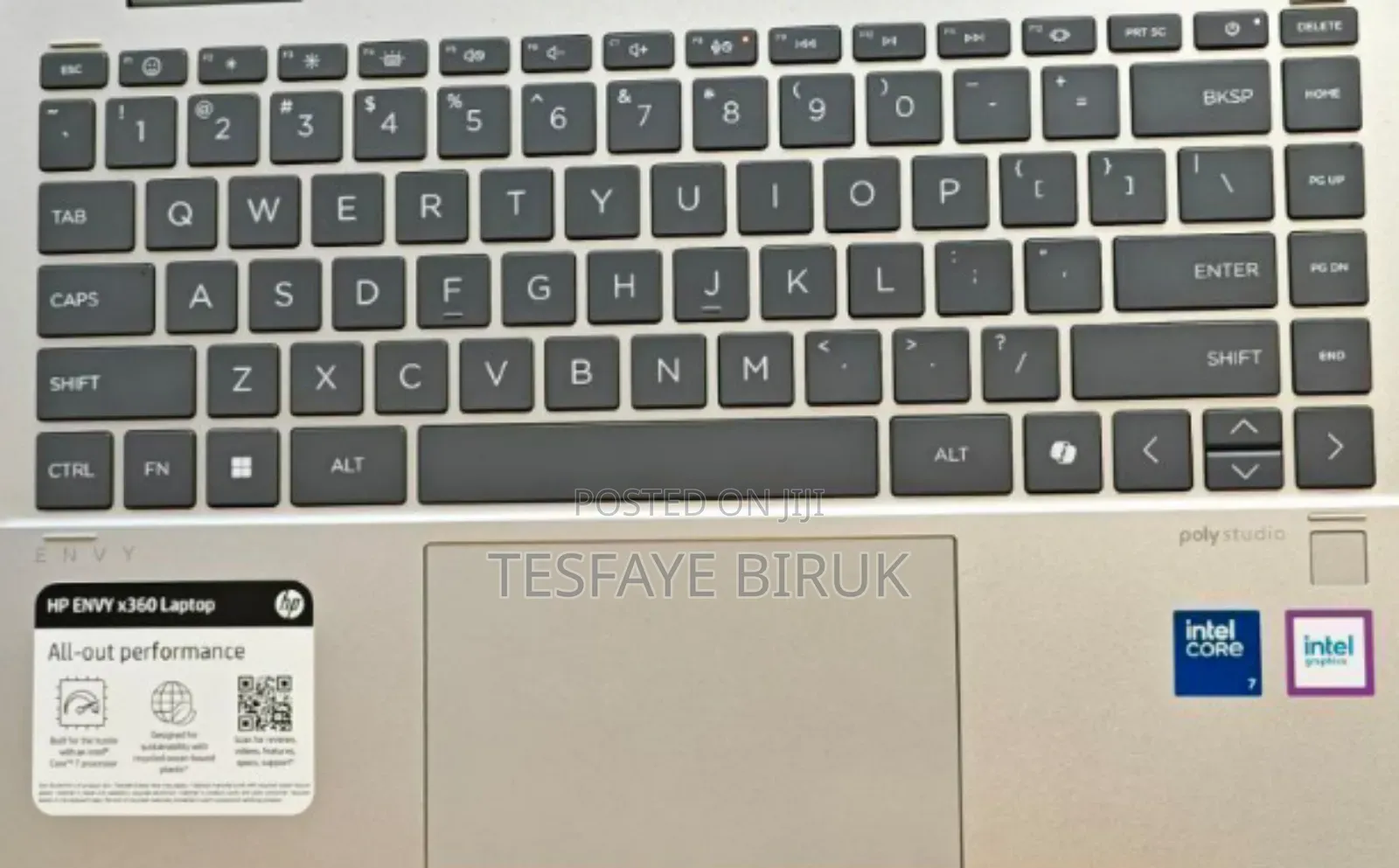 New Laptop HP Envy X360 16GB SSD 512GB