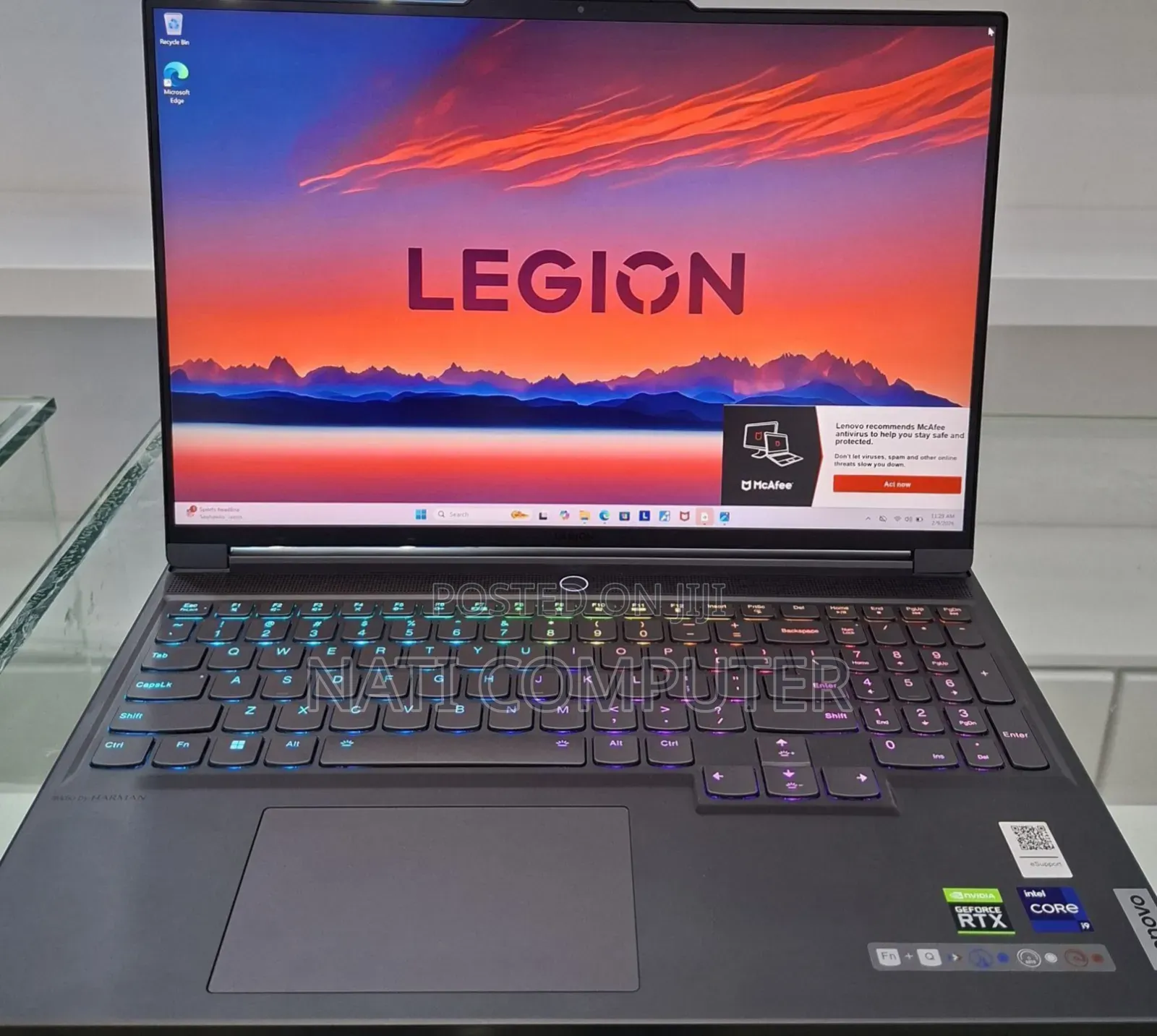 New Laptop Lenovo 16GB Intel Core I9 SSD 1T