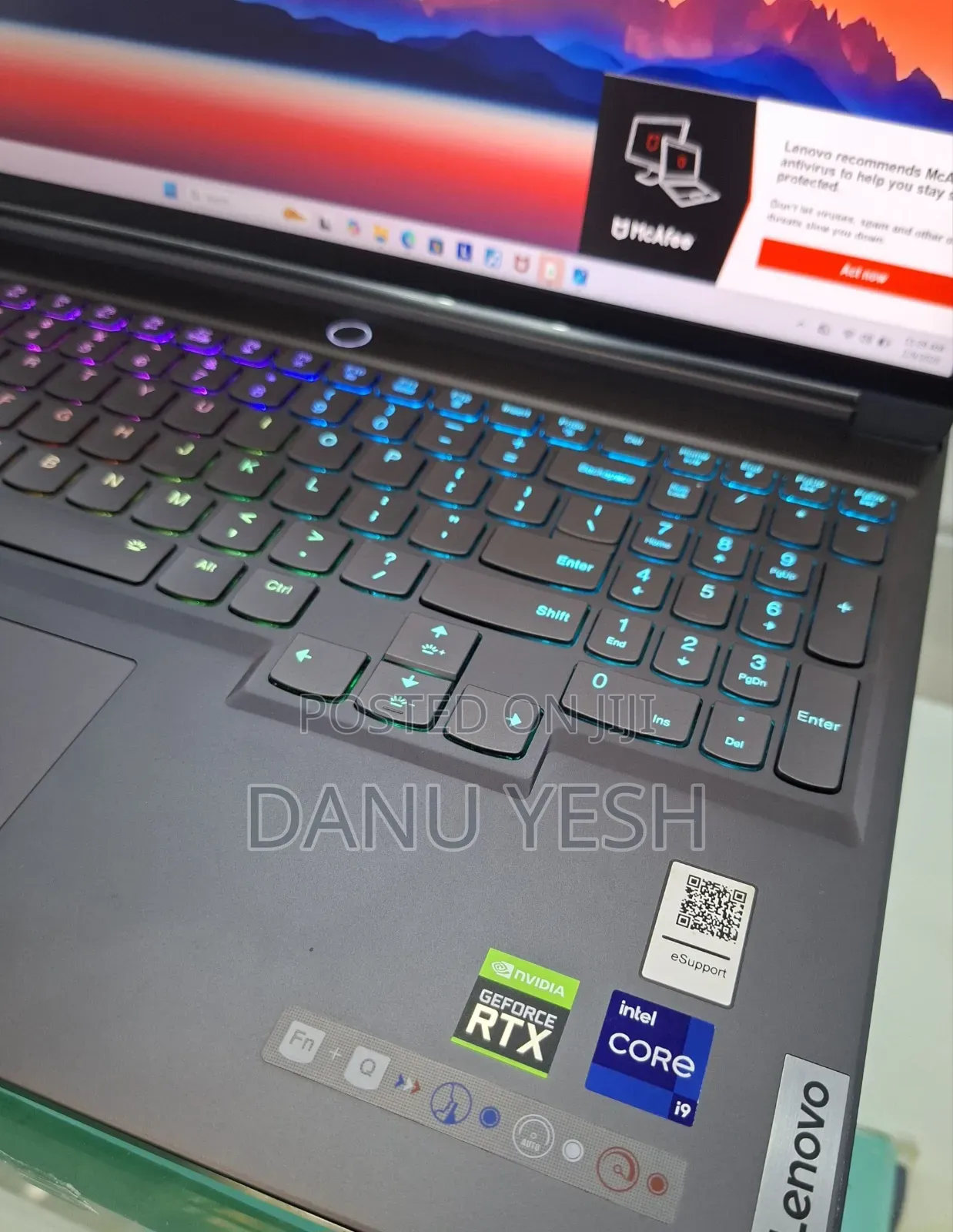 New Laptop Lenovo Legion 7 16GB Intel Core I9 SSD 1T