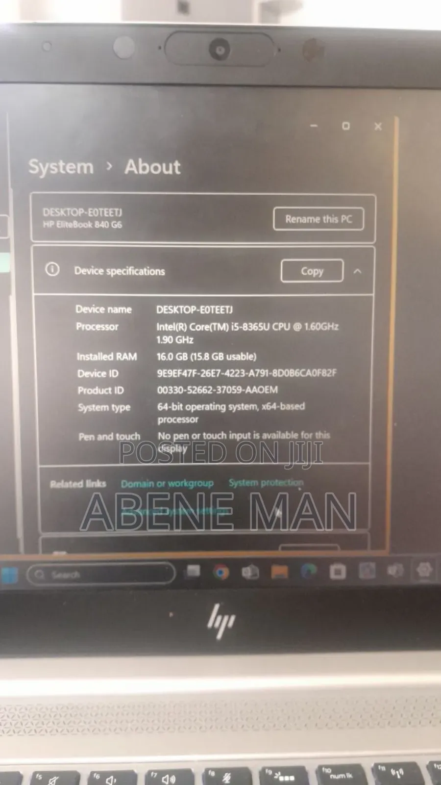 Laptop HP EliteBook 840 16GB Intel Core I5 SSD 512GB