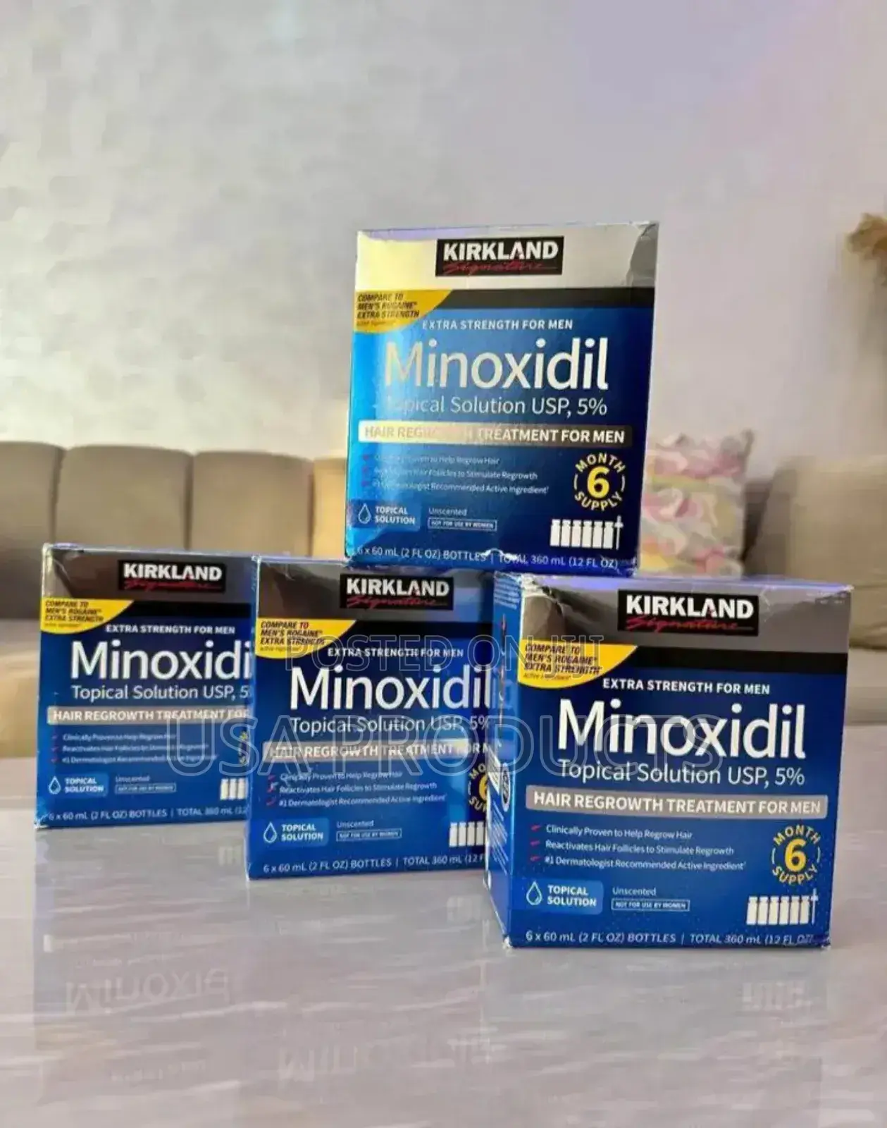 Minoxidil ለፀጉር ለፂም Original Product