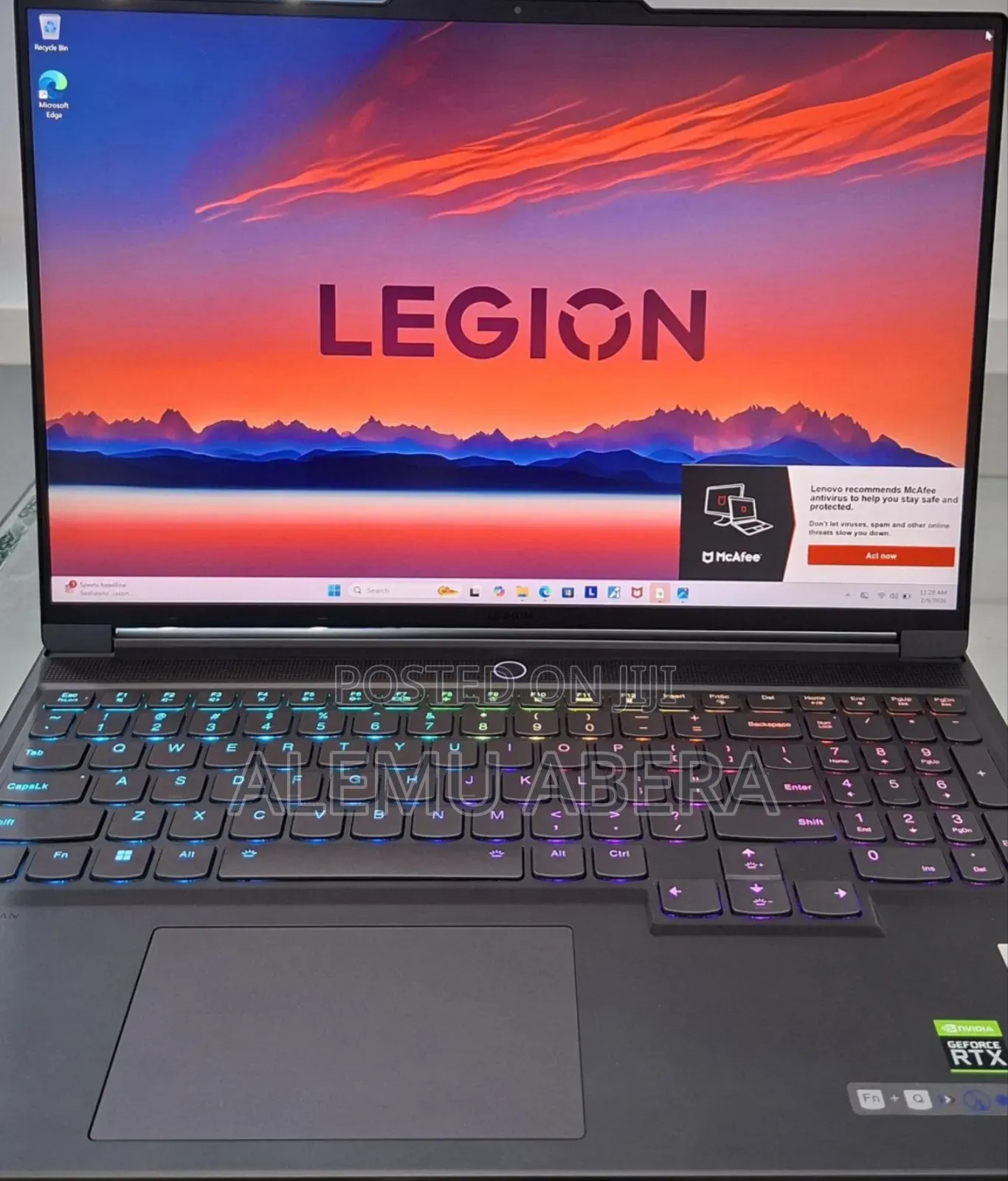 New Laptop Lenovo Legion 7 16GB Intel Core I9 SSD 1T