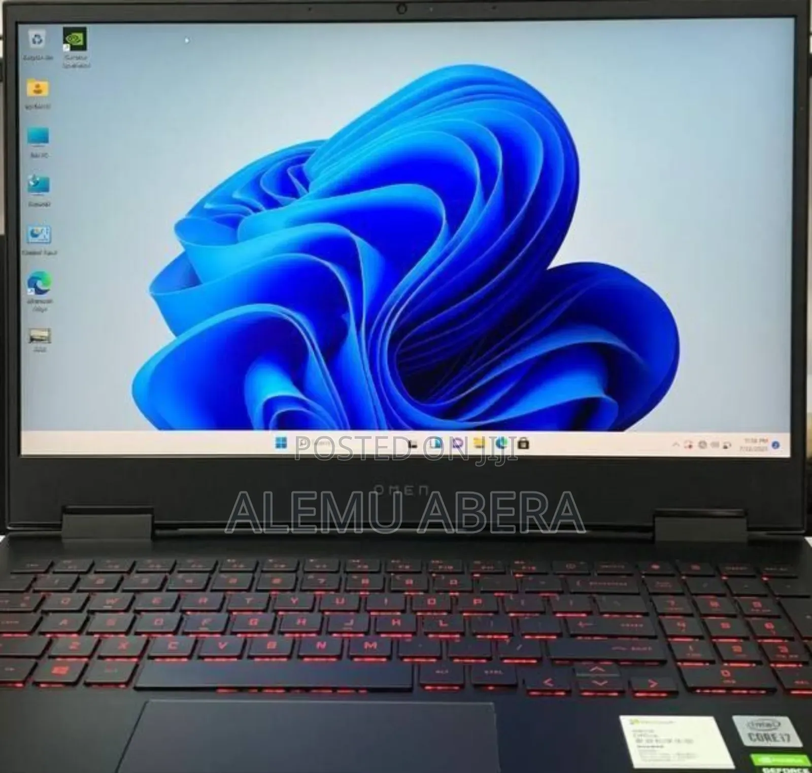 New Laptop HP Omen 15 16GB Intel Core I7 SSD 512GB