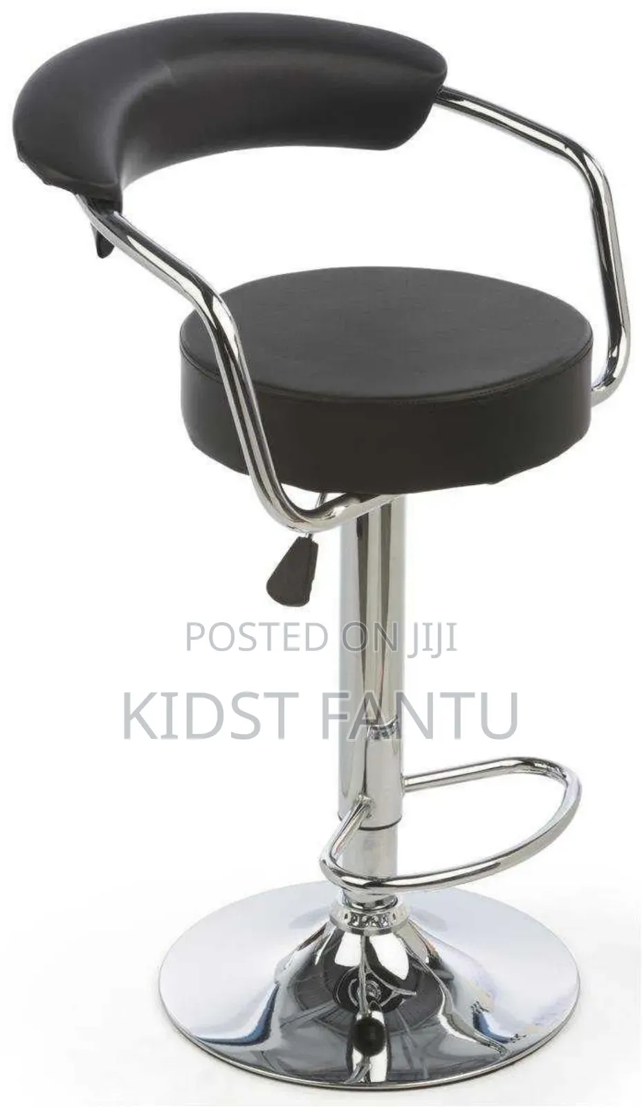 Black Imported Bar Chair