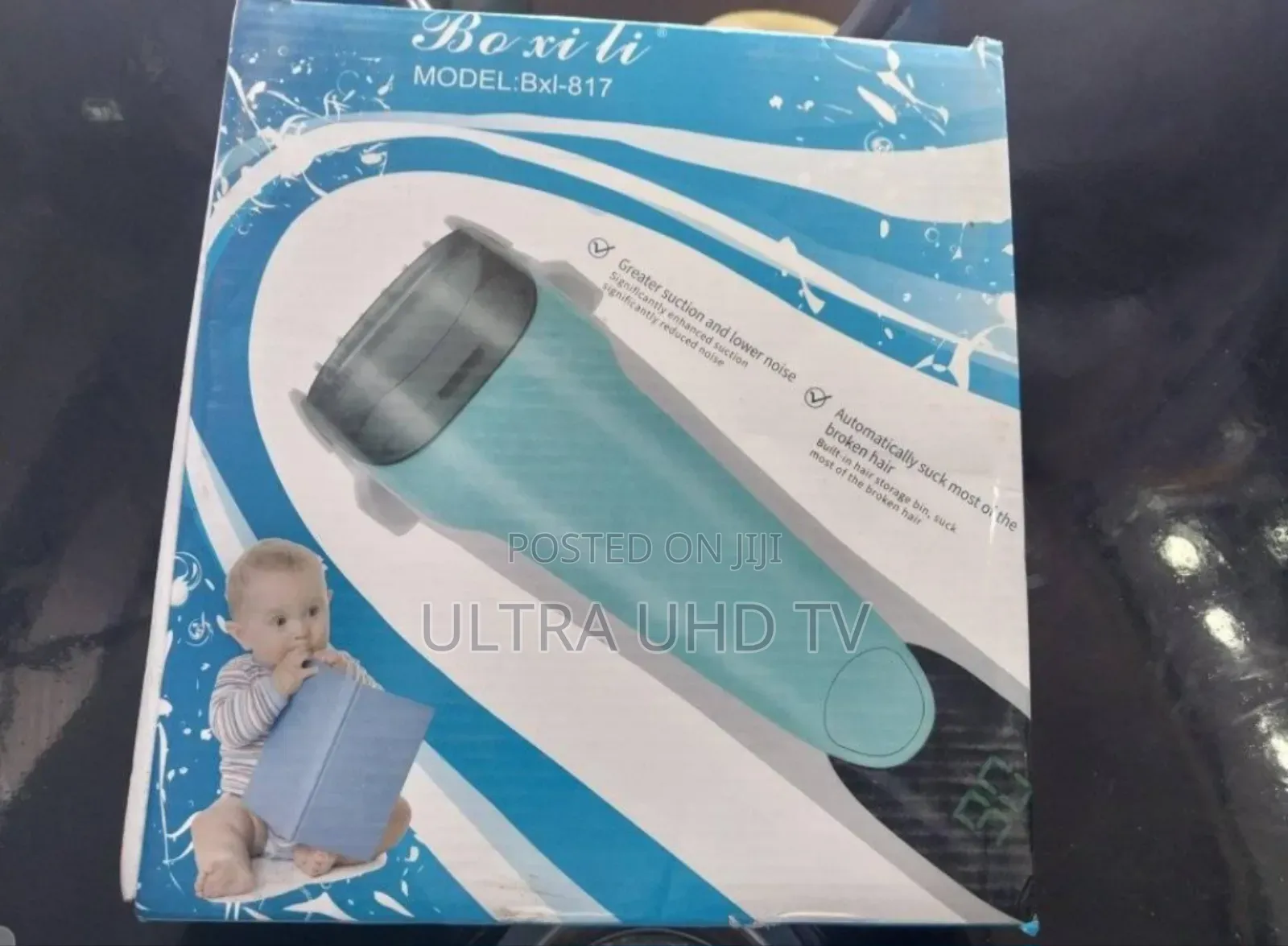 Boxili Model BXL-817 Baby Hair Clipper With Built-in Vacuum for Hair