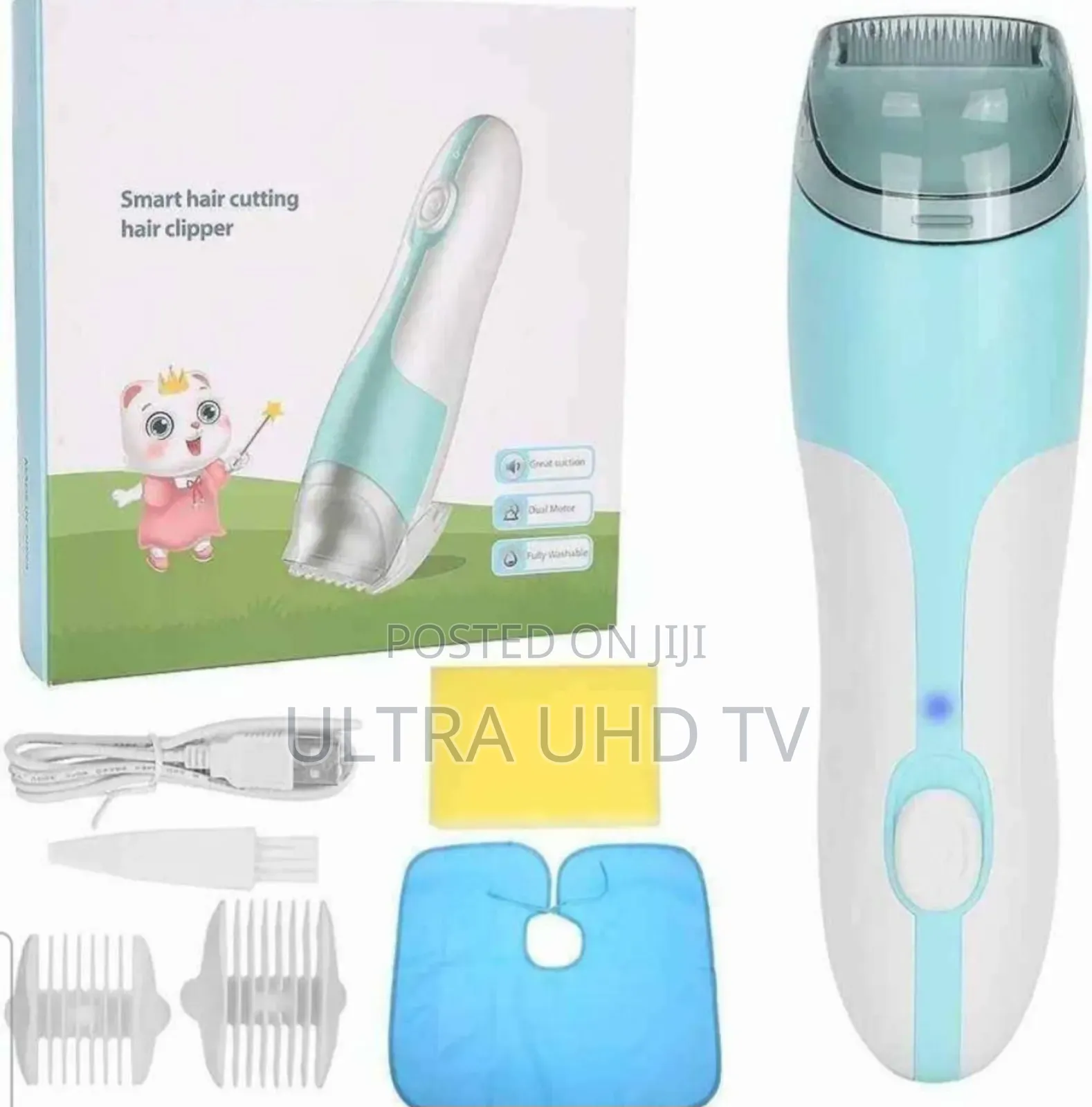 Boxili Model BXL-817 Baby Hair Clipper With Built-in Vacuum for Hair