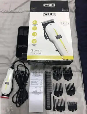 የፀጉር ማሽን Wahl Super Taper Professional Corded Hair Clipper Kit.