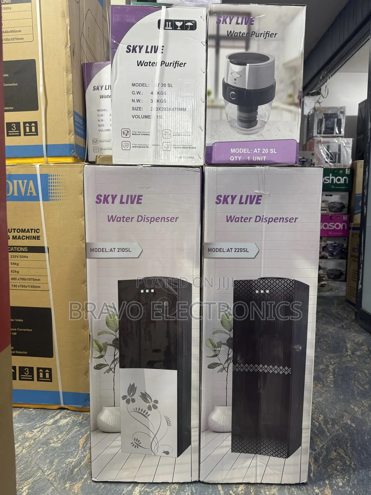 Skylive Water Dispenser – Hot, Cold Normal Water