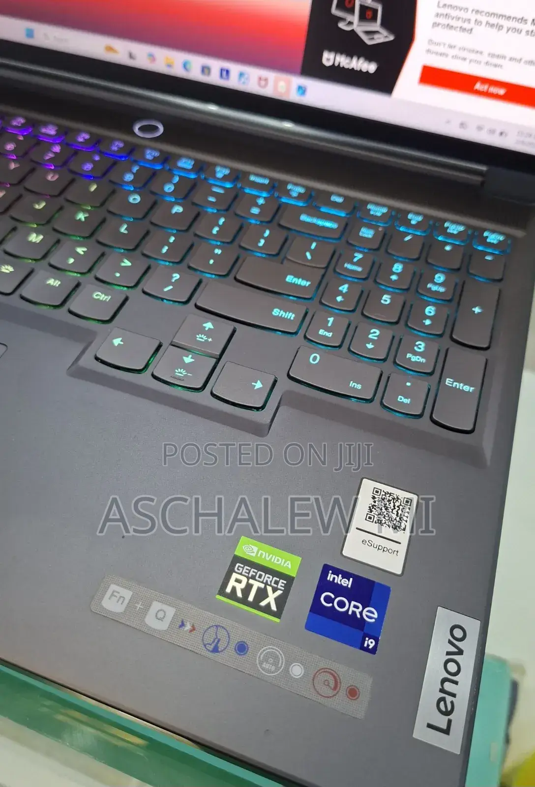 New Laptop Lenovo Legion 5 16GB Intel Core I9 SSD 1T