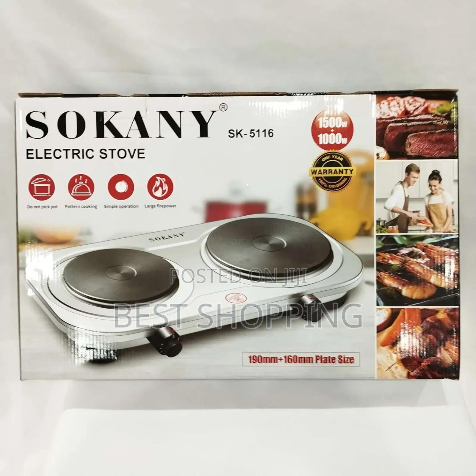Sokany Double Electric Burner Orginial Double Stove