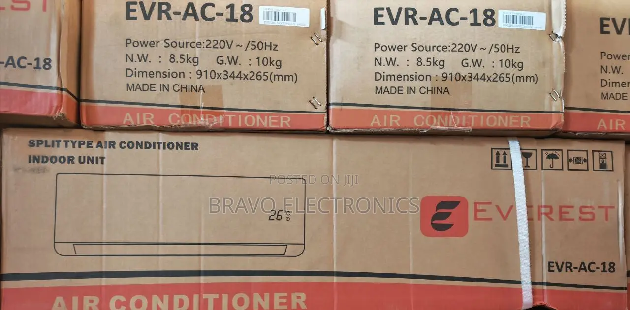 Everest Air Conditioner –18,000 Btu | Powerful Efficient Cooling