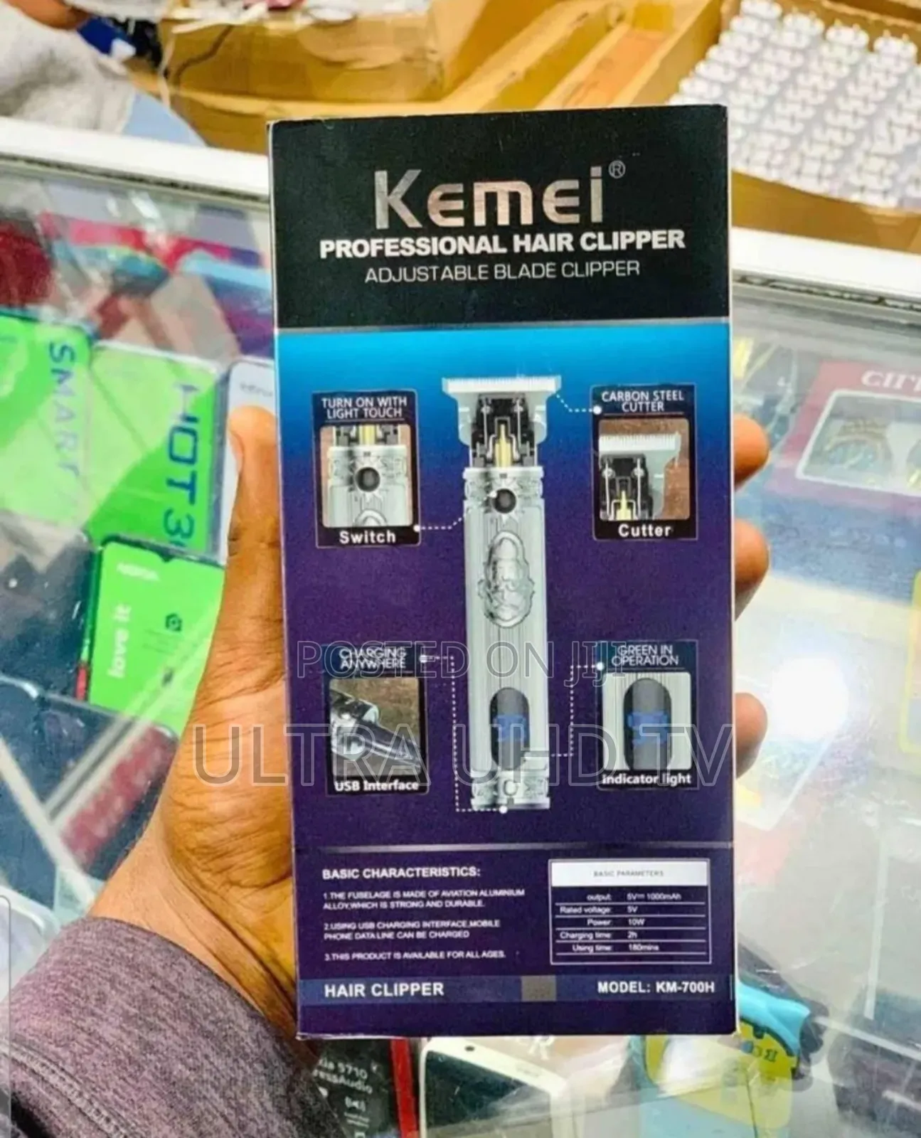 Kemei Km-700h Professional Hair Clipper and Beard Trimmer.