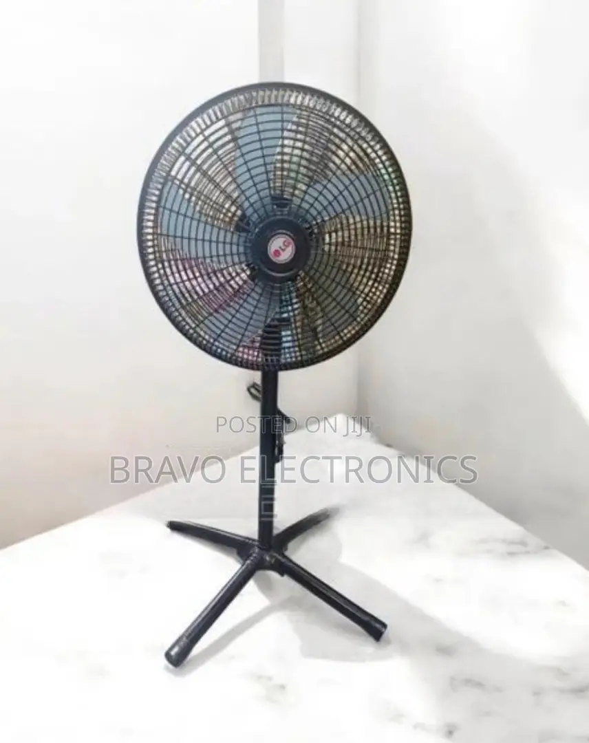 Lg Standing Fan Ventilator– 3 Speed Levels | 5 Wings | Silent