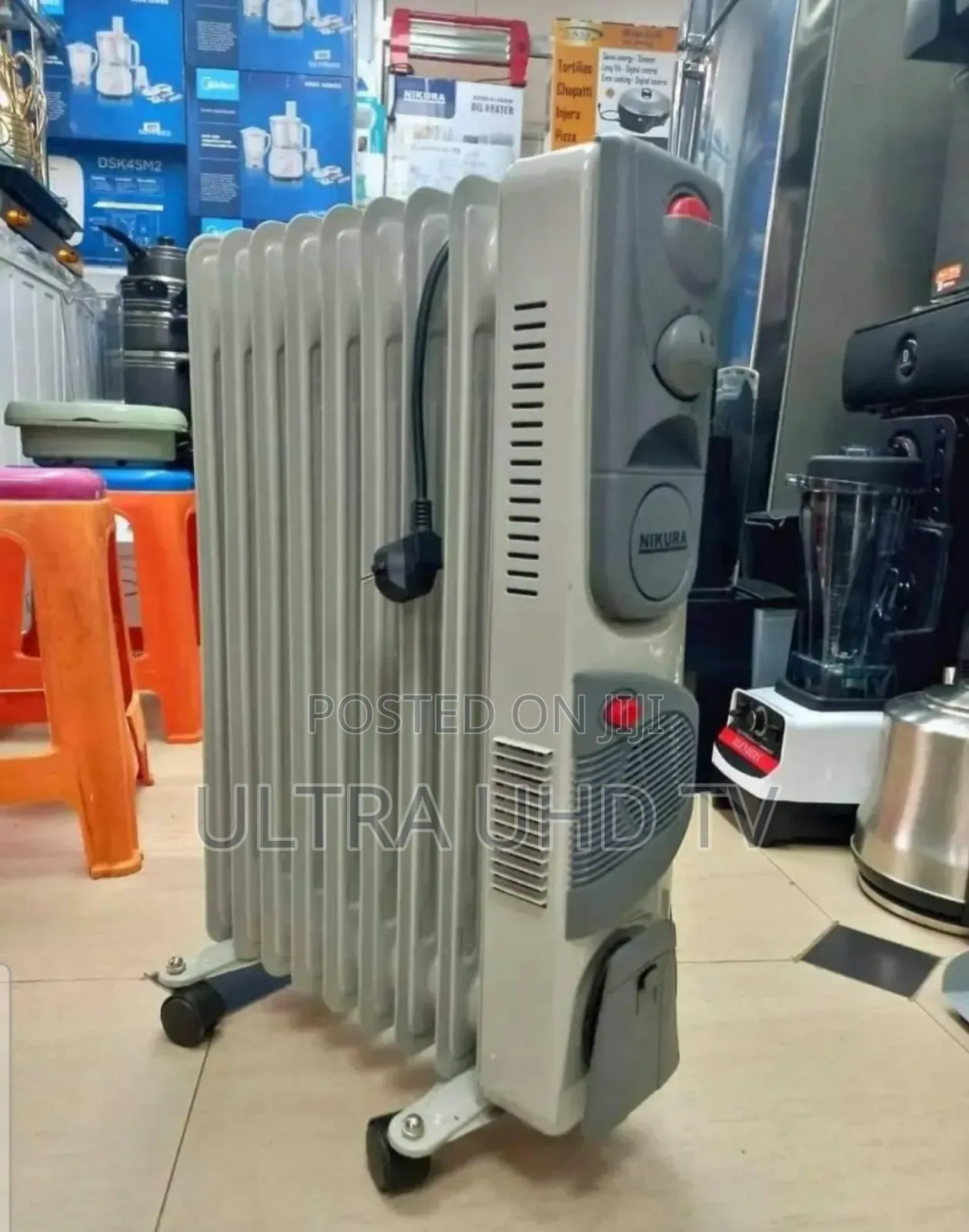 Nikura Oil-Filled Electric Radiator. It Uses Oil-Filled Radiator