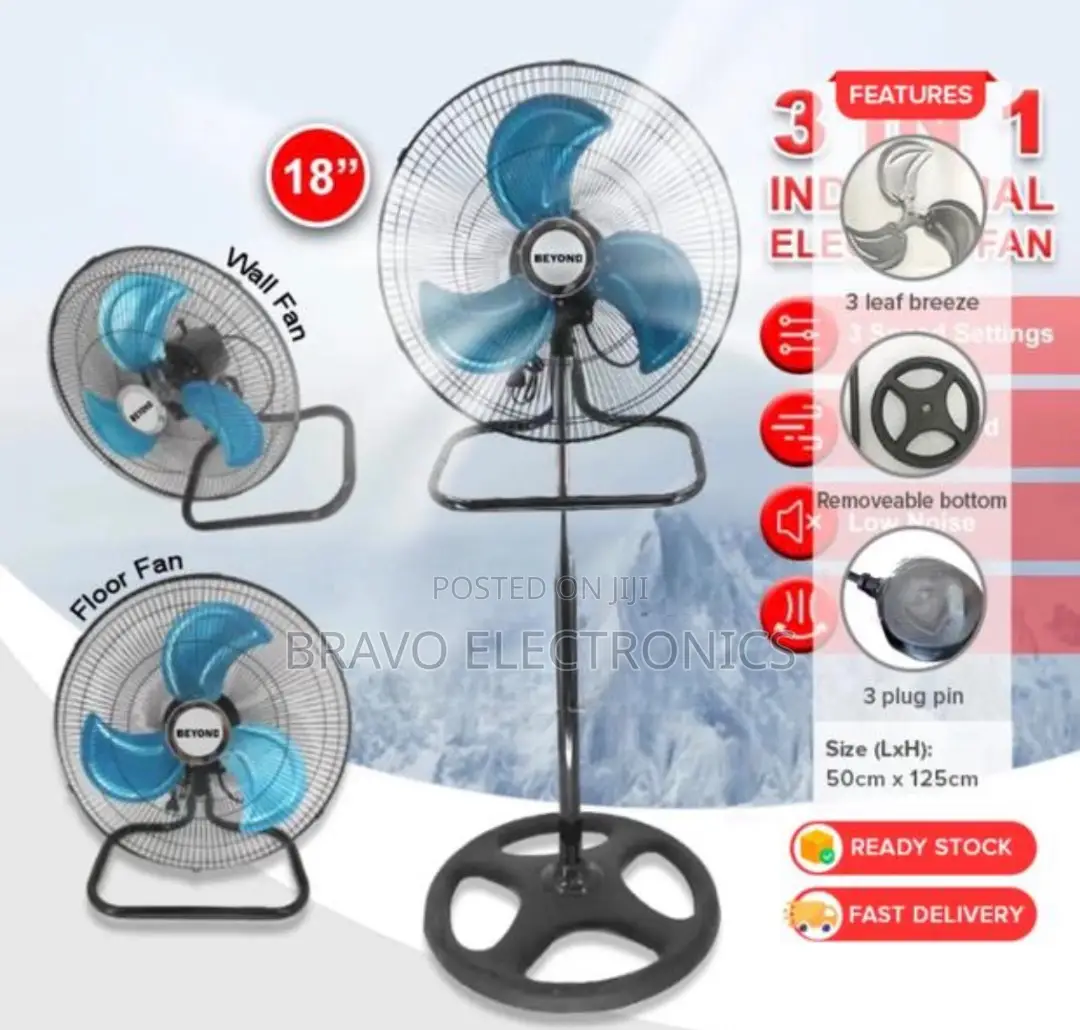 Crown Fan / Ventilator – 3 in 1 | Powerful Silent Cooling