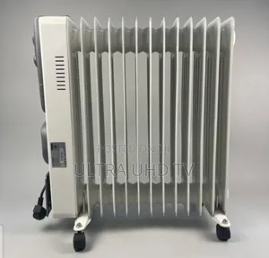 Electric Oil-Filled Radiator Heater. A Form of Convection Heater