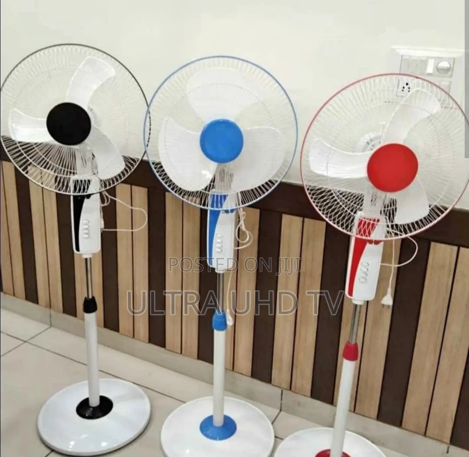 Electric Fan. It Uses Rotating Blades to Create Airflow.