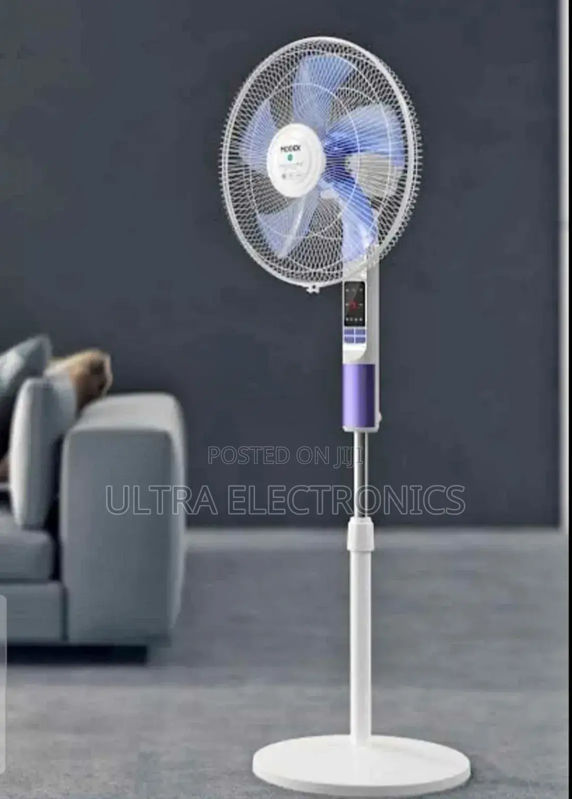 Modex Fa1216 Stand Fan. It Has a 16-Inch Head With 5 Blades.