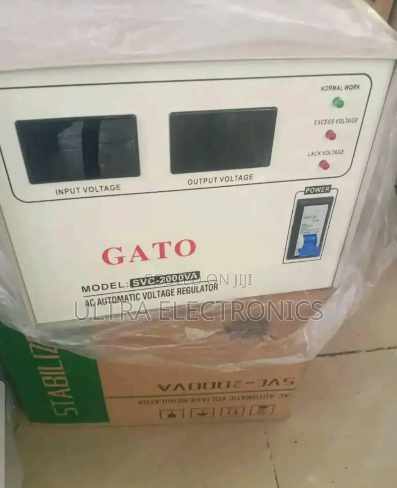 Gato SVC-1000va Servo Motor Control Ac Automatic Voltage Regulator.
