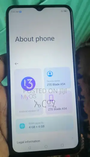 ZTE Blade A54 128 GB Black