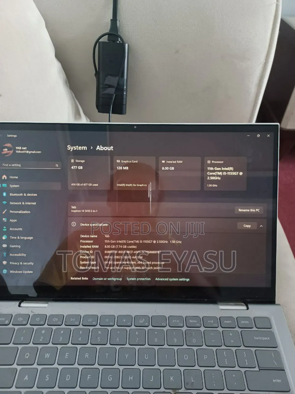 Laptop Dell Inspiron 11 3000 8GB Intel Core I5 SSD 500GB