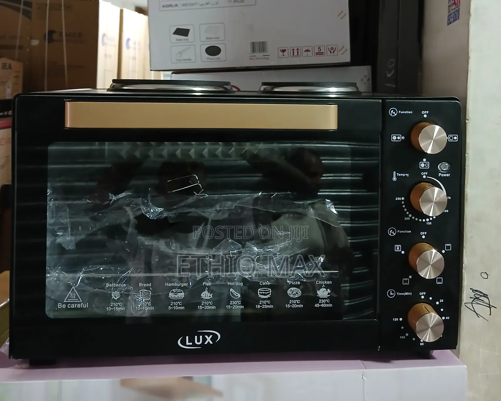 Lux Mini Oven 60l – Large Capacity | Fast Heating | Original