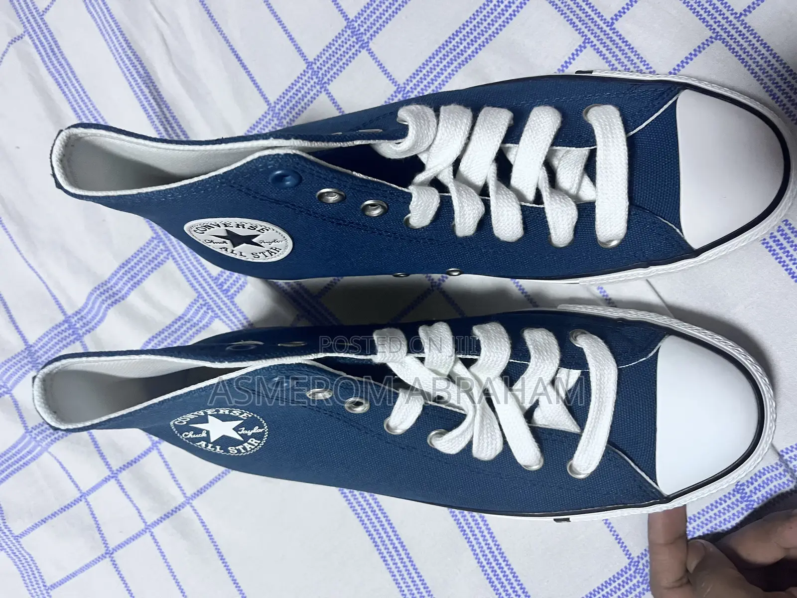 All Star Unisex Sneakers – New – Blue/Beige/White