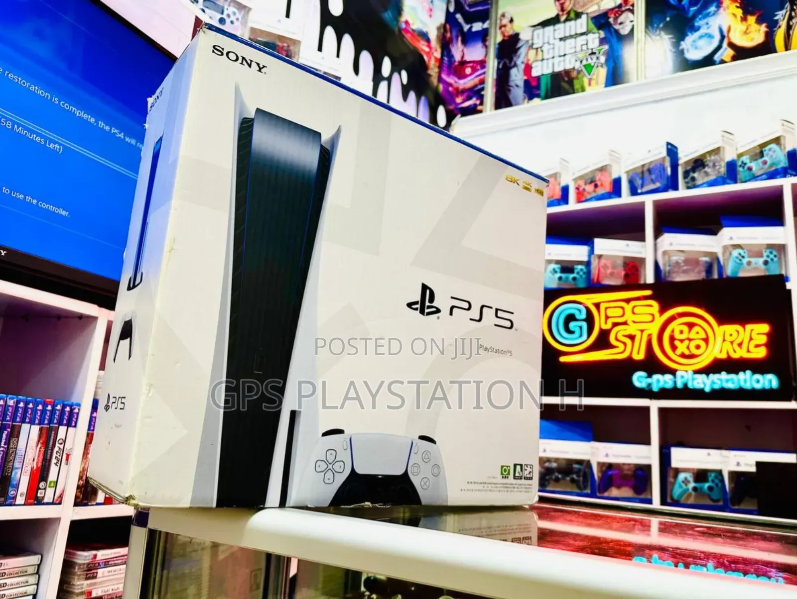 Playstation 5 Standard Cd ይቀበላል G P S Playstation