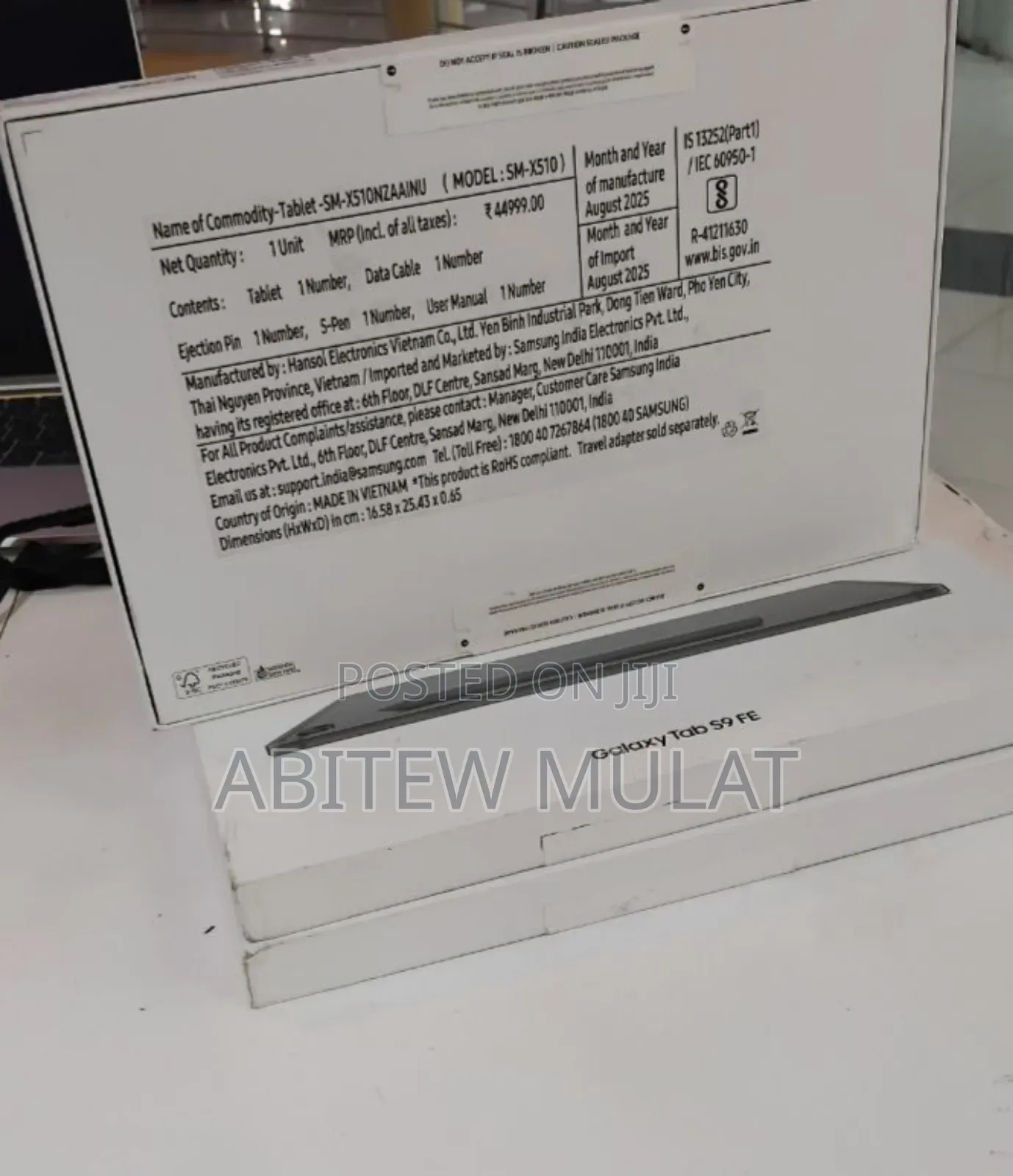 New Samsung Galaxy Tab S9 FE 128 GB