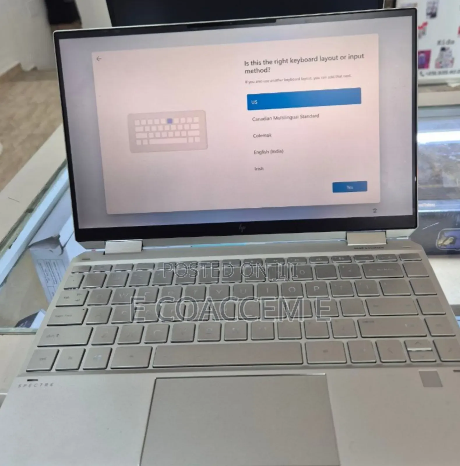 New Laptop HP Spectre 16GB Intel Core I7 SSD 1T